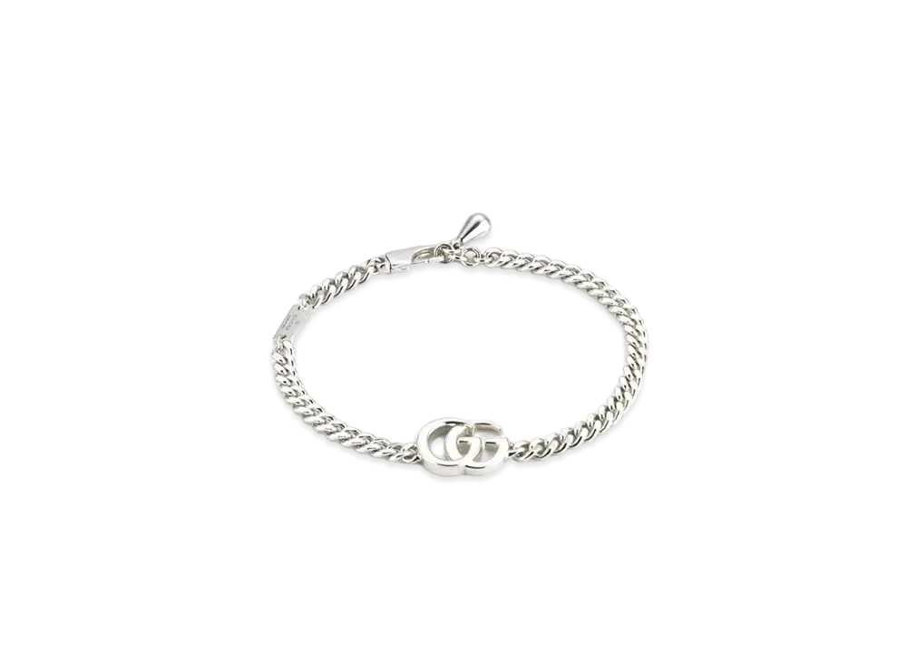 グッチ ダブルG チェーン ブレスレット "スターリングシルバー" ‎814917 J8400 8106