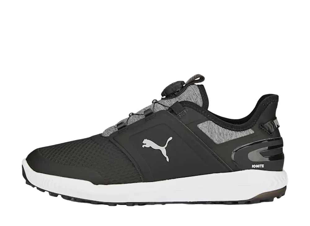 プーマ ゴルフ イグナイト エレベート "プーマブラック/プーマシルバー"