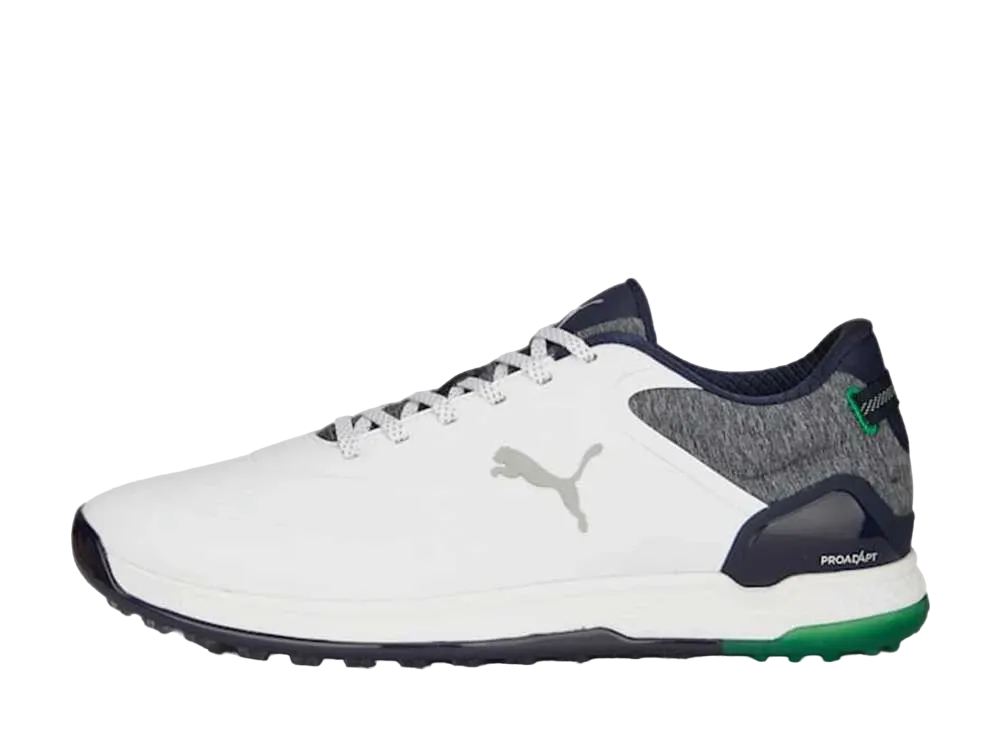 プーマ ゴルフ プロアダプト アルファキャット2.0 ラバーソール "プーマホワイト/プーマネイビー/ヴァイン"