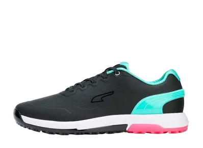 Puma Golf Alphacat Nitro "Puma Black/Aqua Green/Shocking Pink"