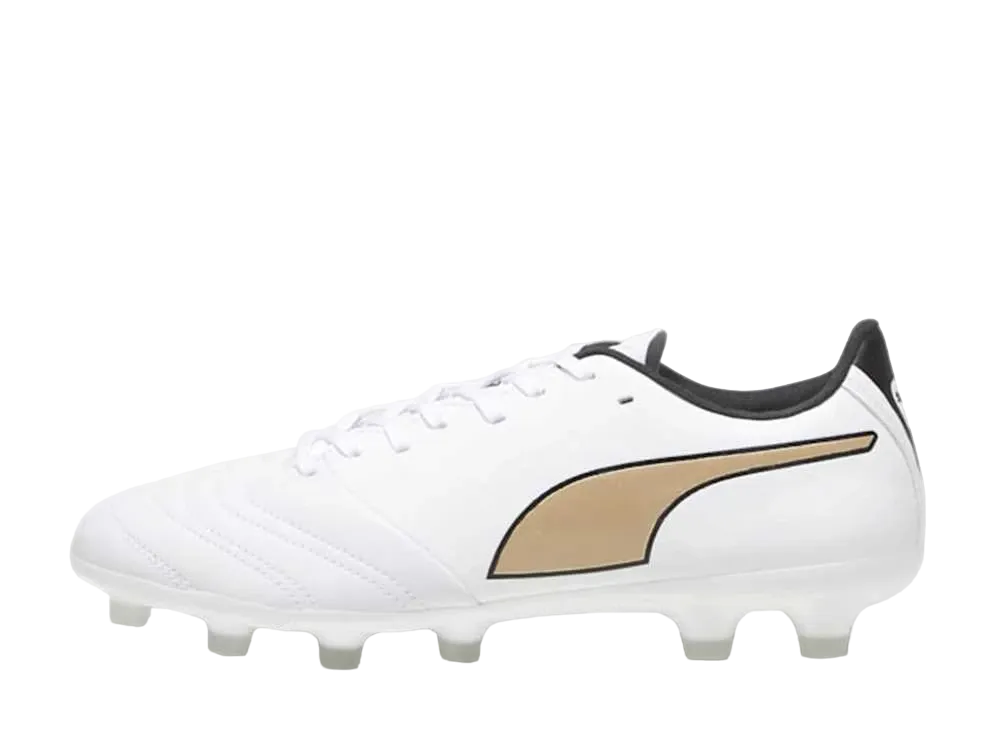 プーマ キング ミライ プロ KB HG/AG "プーマホワイト/プーマブラック/マットプーマゴールド"