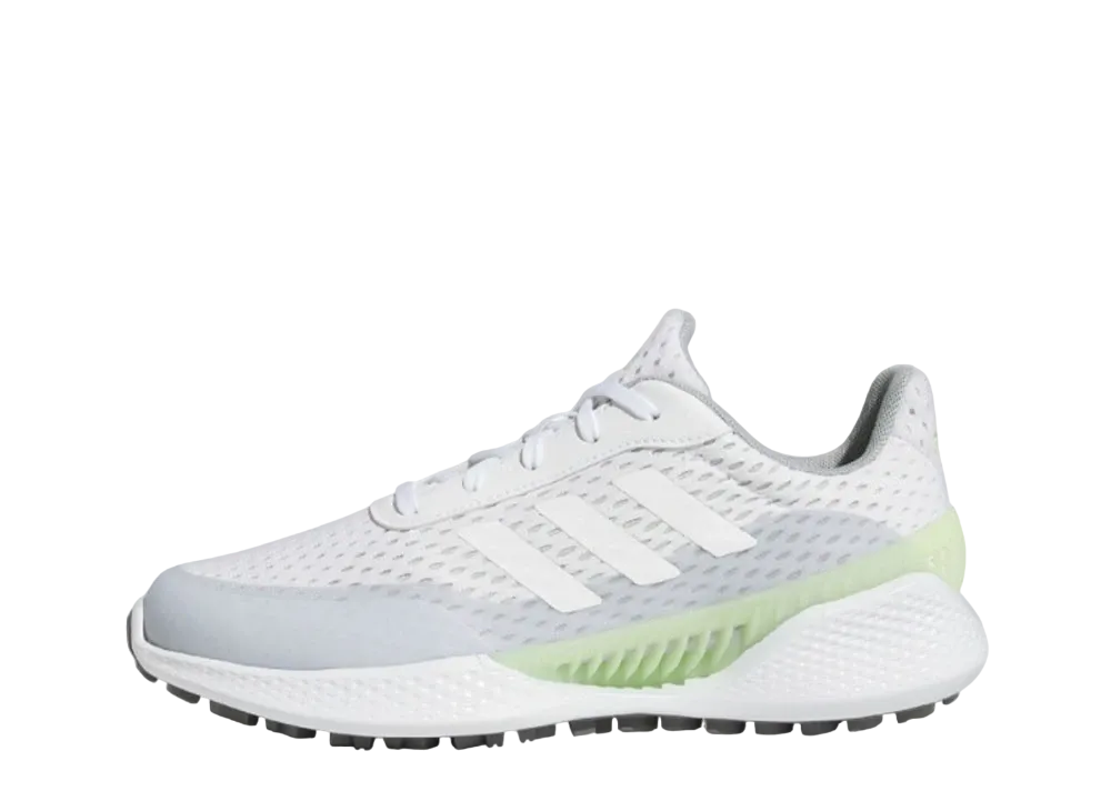 adidas Women's Summervent Golf Spikeless "Footwear White/Almost Lime"
