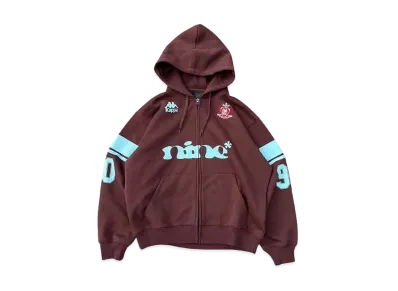 Kappa x 9090 Emblem Zip Hoodie "Brown"