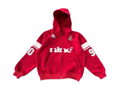 Kappa x 9090 Emblem Zip Hoodie "Red"