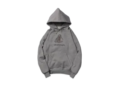 VAULTROOM Rhinestone Logo Hoodie "Grey"