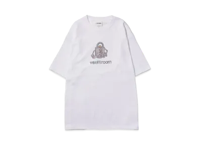 VAULTROOM Rhinestone Logo Tee "White"