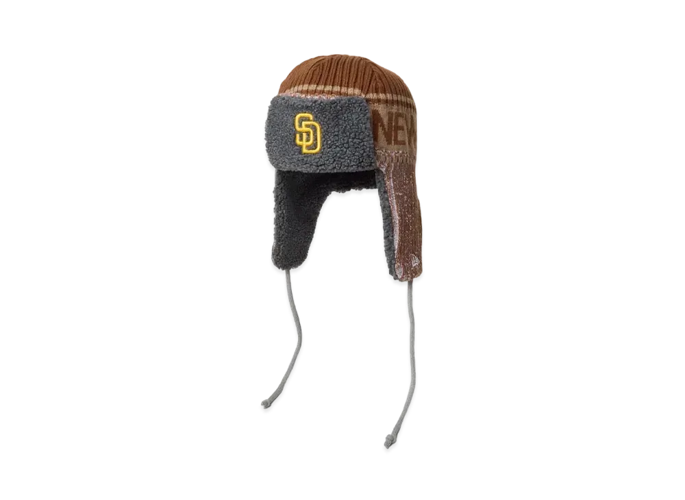 NEW ERA Knit Trapper MLB San Diego Padres "Burntwood"