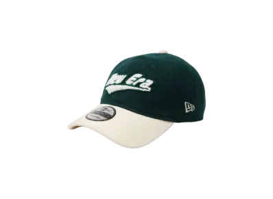 NEW ERA 9Twenty Melton Cheer Logo "Dark Green/Off White"