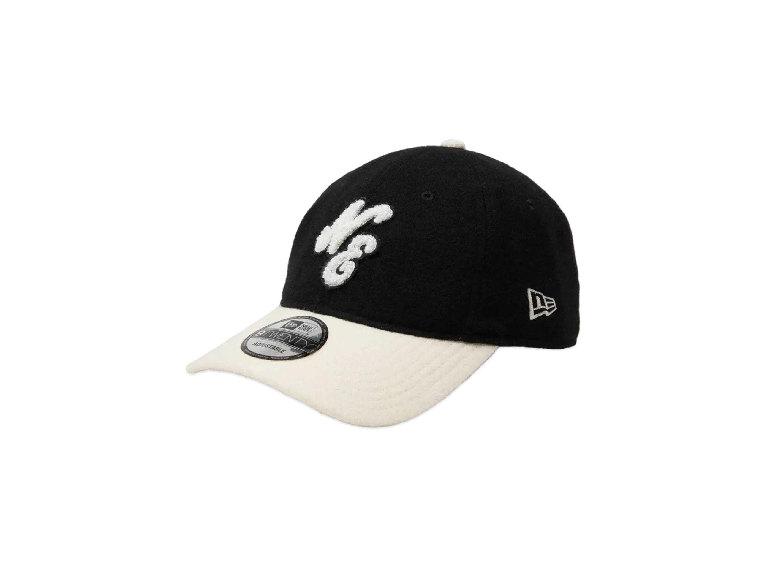 NEW ERA 9Twenty Melton Classic Logo "Black/Off White"