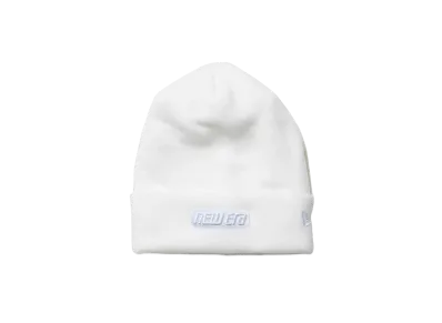 NEW ERA Basic Cuff Knit Racer Logo "White"