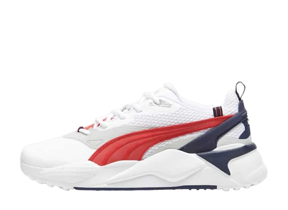 プーマ ゴルフ GS-X エフェクト "プーマホワイト/ストロングレッド/ディープネイビー"