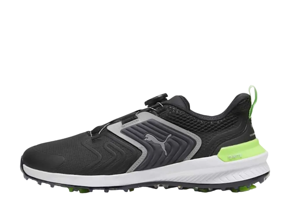 プーマ ゴルフ イグナイト イノベート ディスク "プーマブラック/ストロンググレー/グリーンゲッコー"