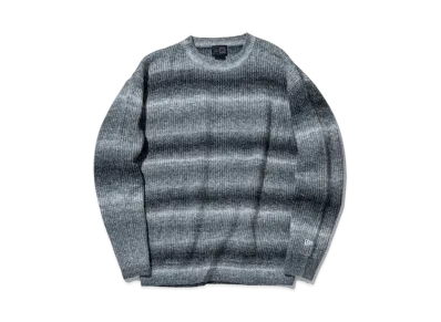 NEW ERA BLACK LABEL FW24 Fade Border Crew Neck Knit "Black"