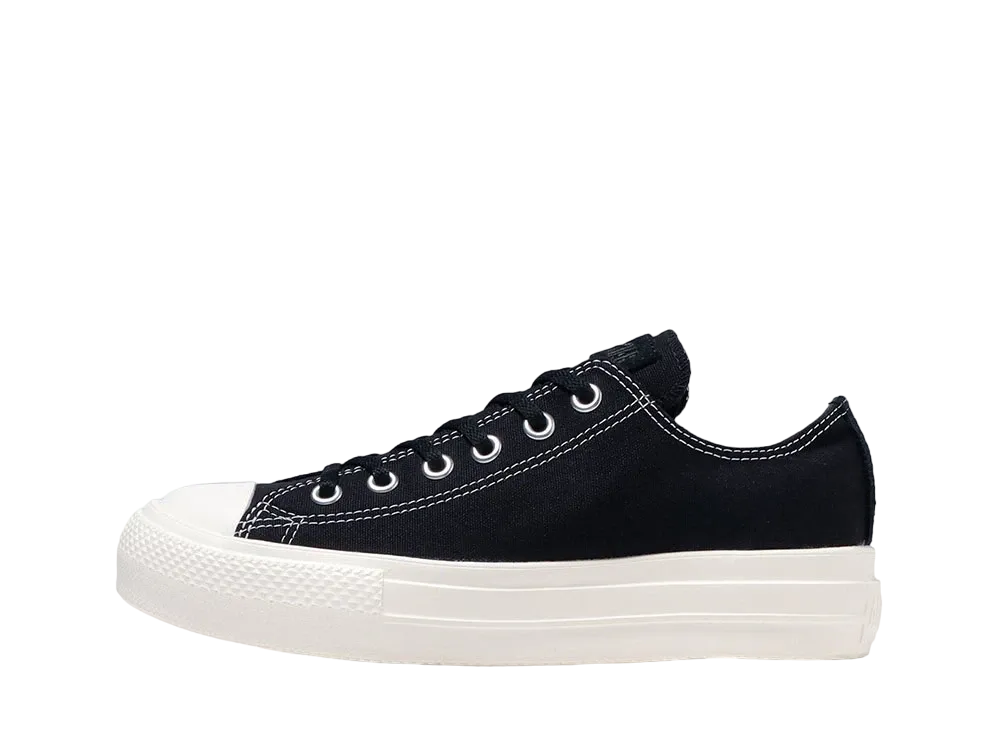 Converse Women's All Star Light PLTS Pointsuede OX "Black"
