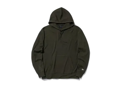 NEW ERA BLACK LABEL FW24 Oversized Waffle Pullover Hoodie "Olive"