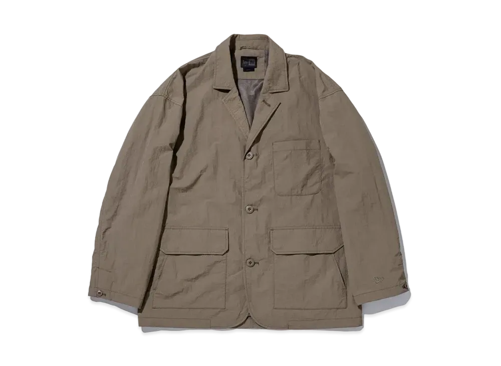 NEW ERA BLACK LABEL FW24 Nylon Coverall Lapel Jacket "Olive"