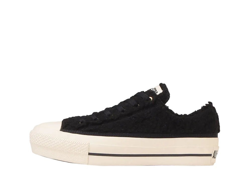 コンバース ウィメンズ オールスター PLTS ボア OX "ブラック"