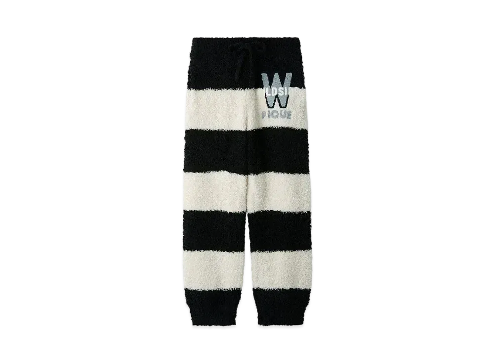 WILDSIDE Yohji Yamamoto x GELATO PIQUE Long Pants "Black/White"