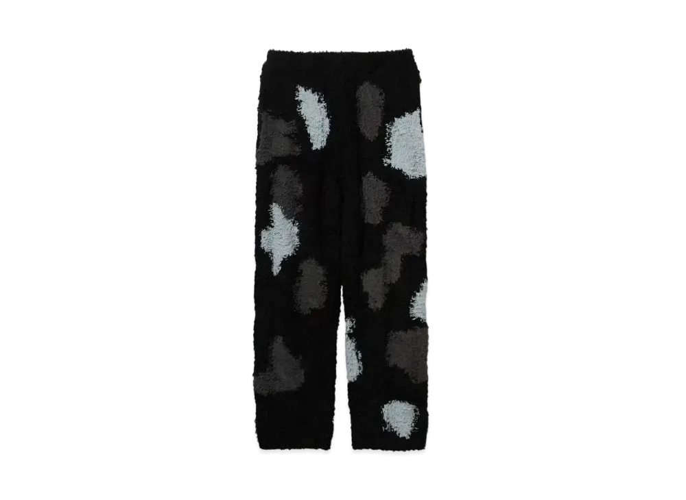 WILDSIDE Yohji Yamamoto x GELATO PIQUE Cable Knit Long Pants "Black"