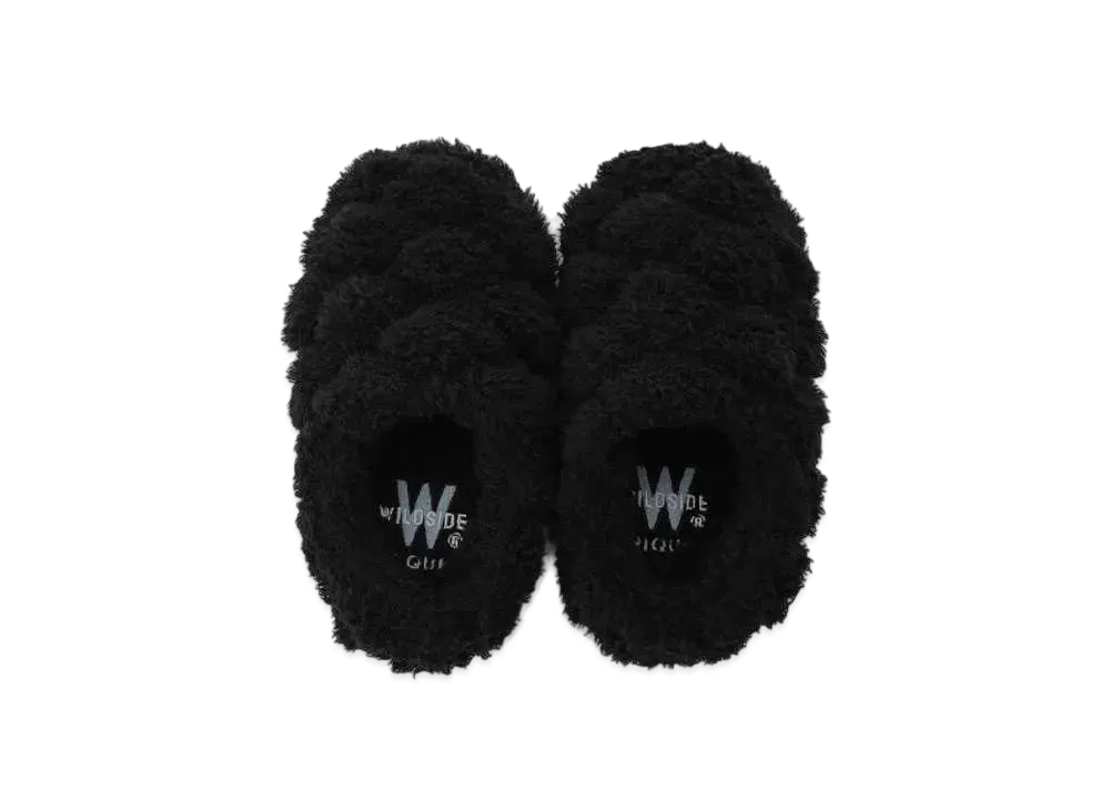 WILDSIDE Yohji Yamamoto x GELATO PIQUE Room Shoes "Black"