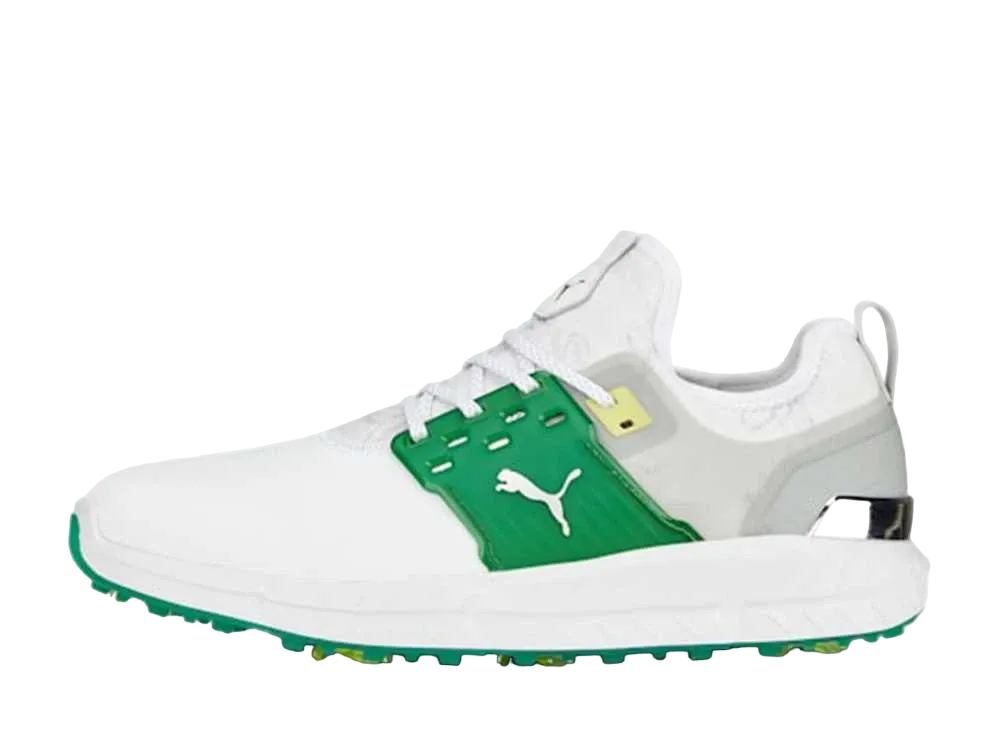 プーマ ゴルフ イグナイト アーティキュレート アザレア "プーマホワイト/フラットライトグレー/アーカイブグリーン"