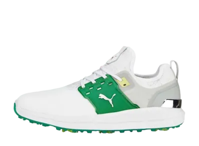 Puma Golf Ignite Articulate Azalea "Puma White/Flat Light Gray/Archive Green"