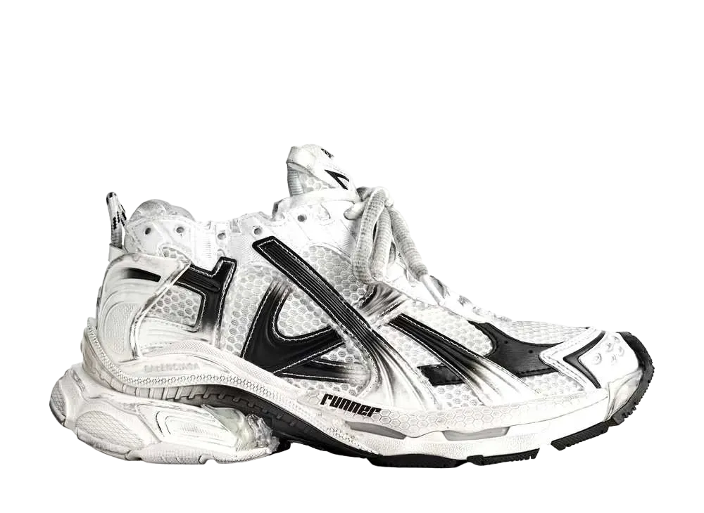 バレンシアガ ランナー グラディエント スニーカー "ホワイト/ブラック"