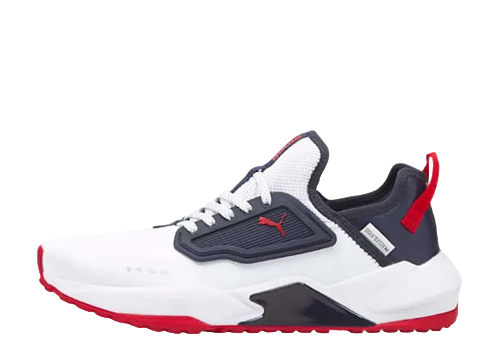 プーマ ゴルフ GS ワン ラバーソール "プーマホワイト/ネイビーブレザー/スキーパトロール"