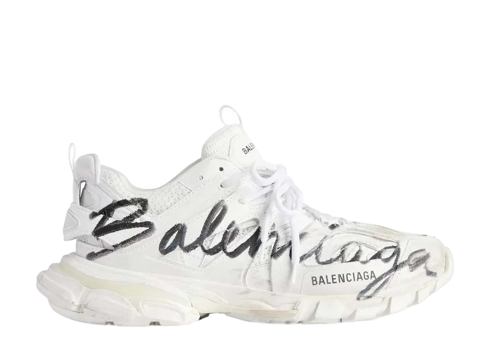 バレンシアガ トラック シグニチャー スニーカー "ホワイト/ブラック"
