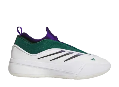 アディダス デイム9 ロー "フットウェアホワイト/コアブラック/カレッジグリーン"