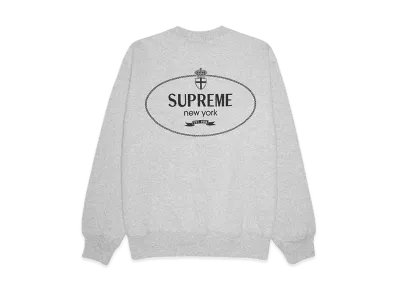 Supreme Crest Crewneck "Heather Grey"