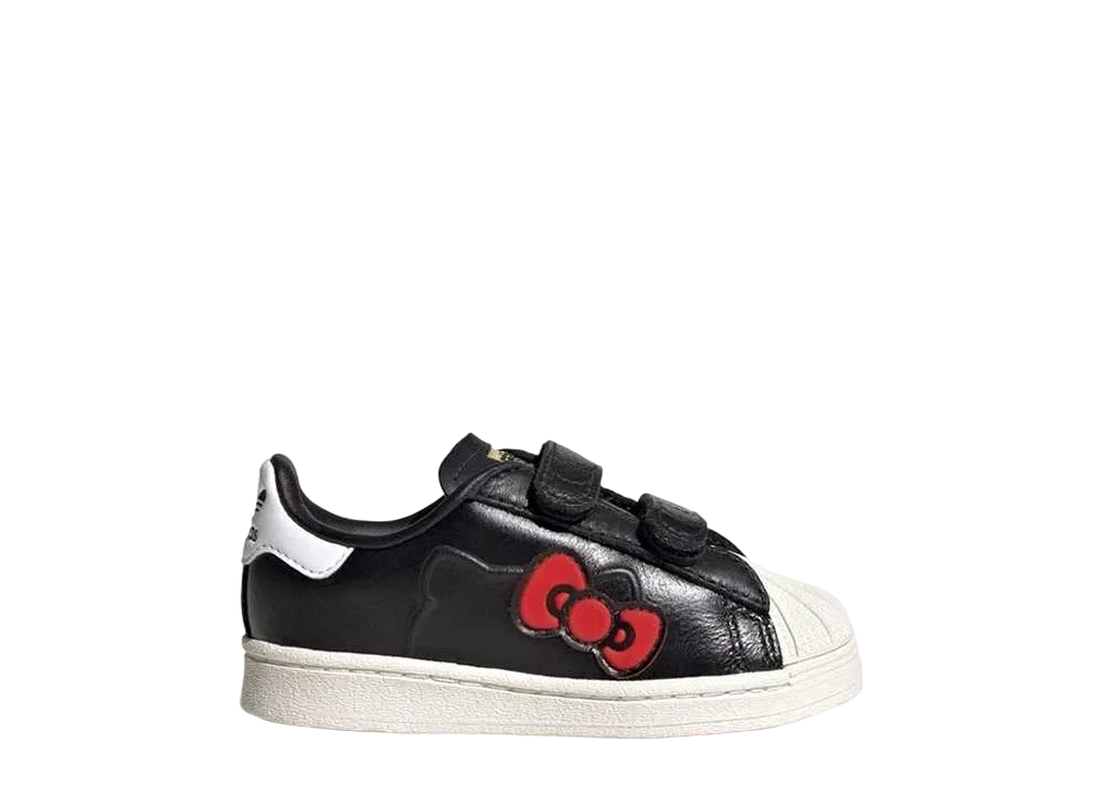 Hello Kitty × adidas INFANT Superstar Comfort Closure "Core Black/Footwear White/Red"