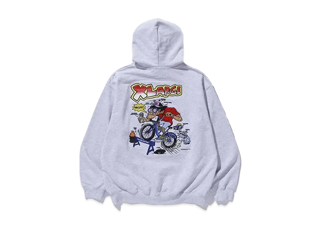 XLARGE x Citibikeboyz Hooded Sweatshirt "Ash"