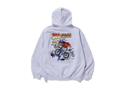 XLARGE x Citibikeboyz Hooded Sweatshirt "Ash"