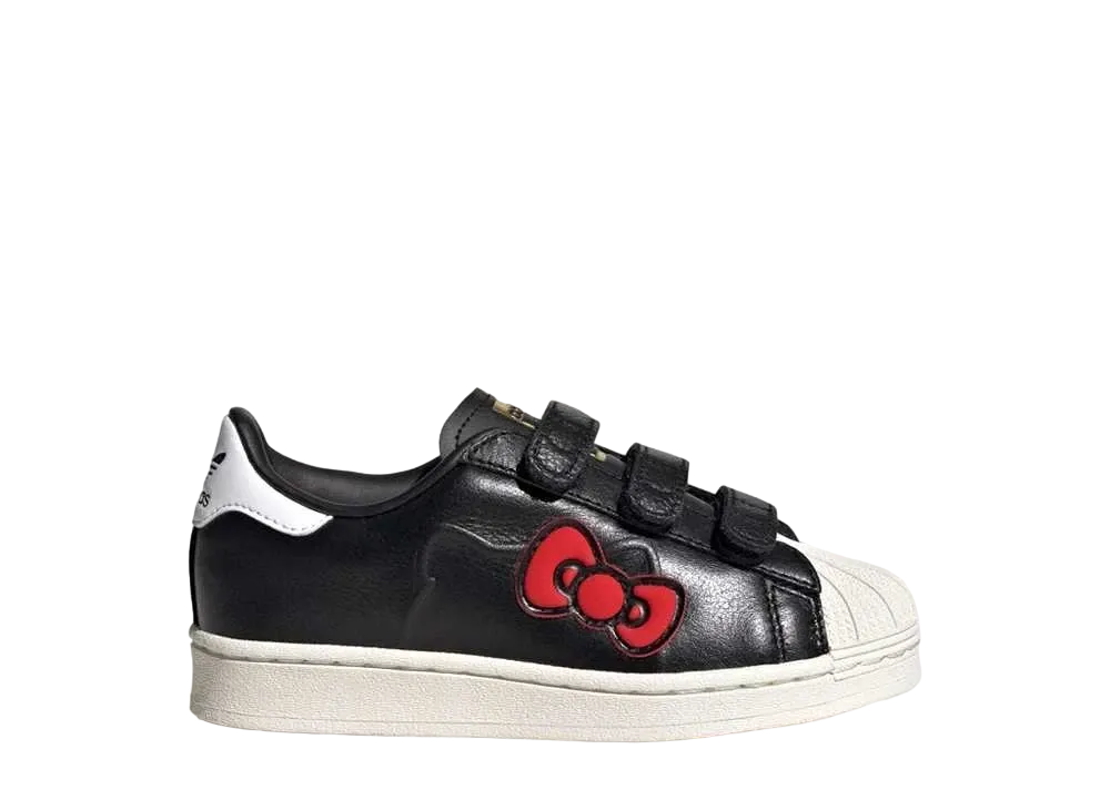 Hello Kitty × adidas KIDS Superstar Comfort Closure "Core Black/Footwear White/Red"