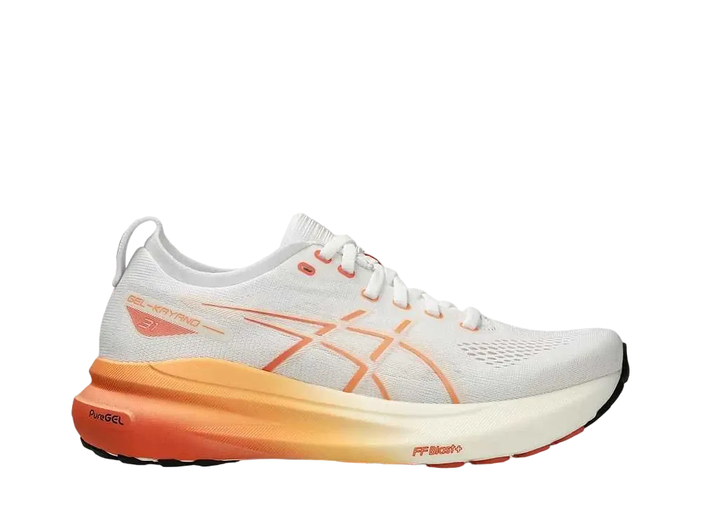 アシックス ウィメンズ ゲルカヤノ31 "ホワイト/フェイデッドオレンジ"