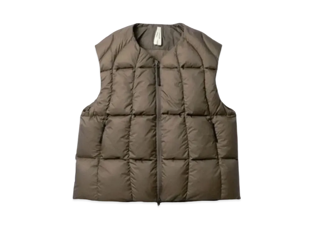 Goldwin 0 Three-Dimensional Down Light Vest (Unisex) "Morel"