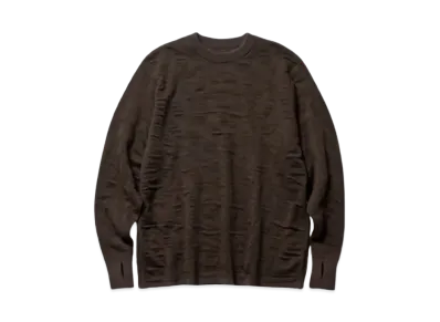 Goldwin 0 Reaction Diffusion Knit Top (Unisex) "Dark Brown"