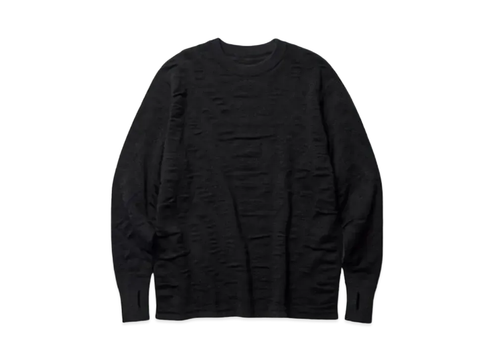 Goldwin 0 Reaction Diffusion Knit Top (Unisex) "Black"