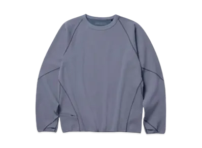 Goldwin 0 Helicoid Sleeve Waffle Top (Unisex) "Dal Blue"