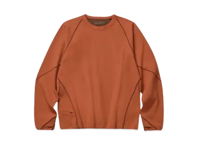 Goldwin 0 Helicoid Sleeve Waffle Top (Unisex) "Clay"