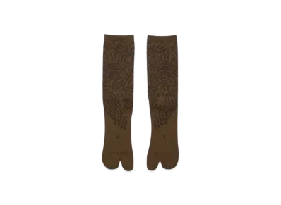 Goldwin 0 Reaction Diffusion Socks (Unisex) "Brown"
