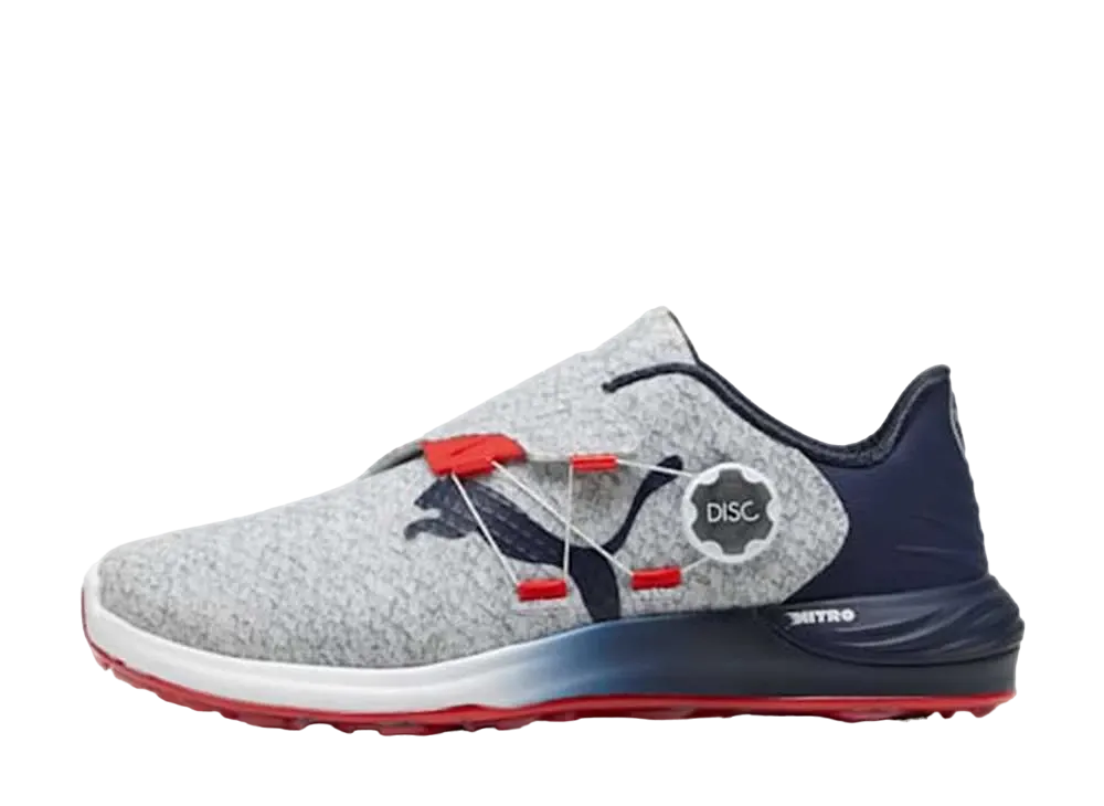 プーマ ゴルフ ファントムキャット ニトロ ディスク "プーマホワイト/ディープネイビー/フォーオールタイムレッド"