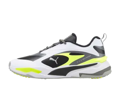Puma Golf GS Fast Rubber Out Sole "Puma White/Puma Black/Safety Yellow"