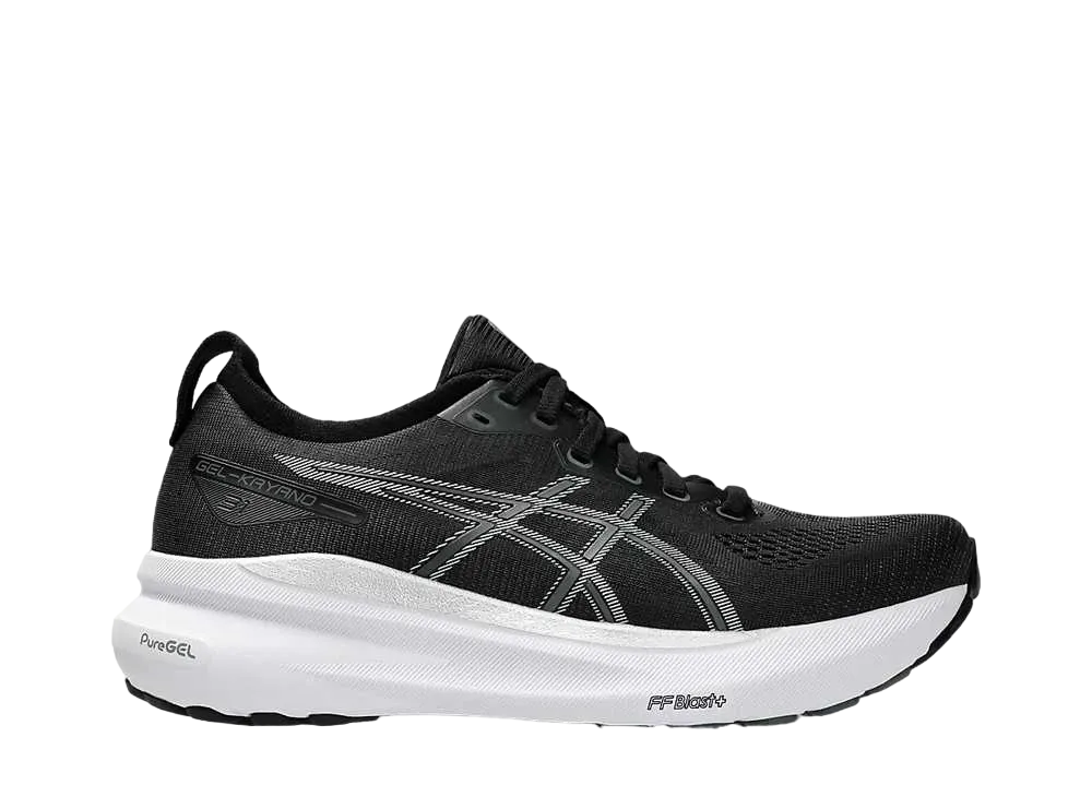 アシックス ウィメンズ ゲルカヤノ31 ナロー "ブラック/ピュアシルバー"