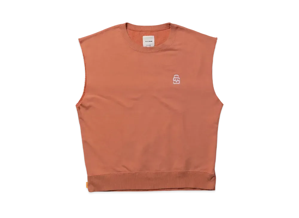 VAULTROOM Padlock Cutoff Vest "Apricot"