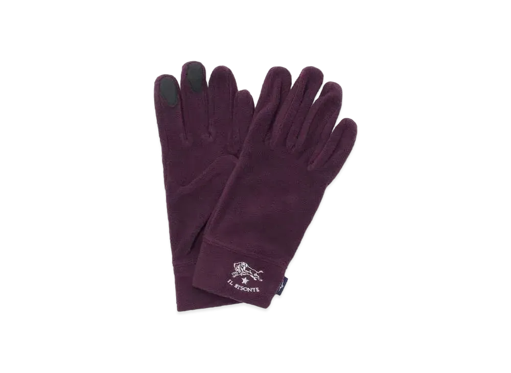 MIZUNO x IL BISONTE Gloves "Burgundy"