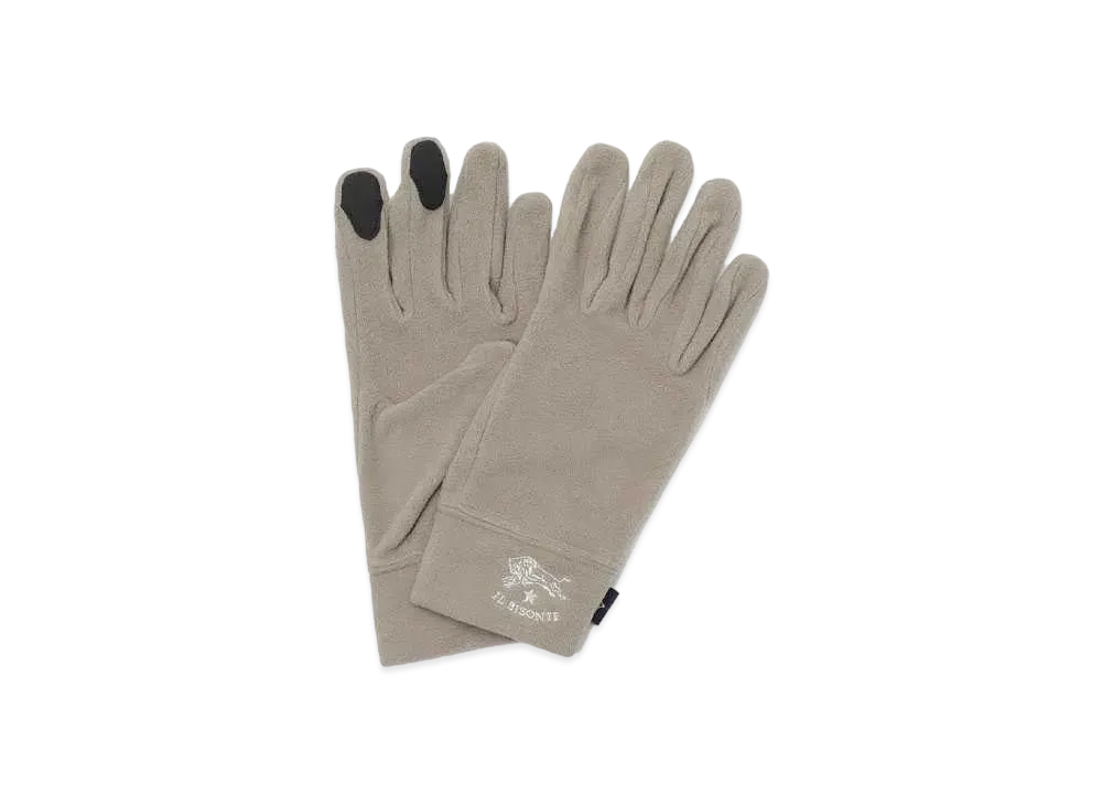 MIZUNO x IL BISONTE Gloves "Gray"