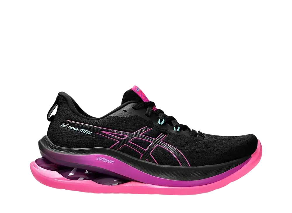アシックス ウィメンズ ゲルキンセイ マックス "ブラック/ボールドマゼンタ"
