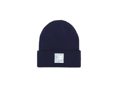 RASSVET RASSVET LOGO TAG BEANIE KNIT "NAVY"